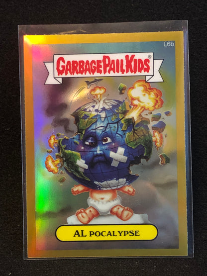 Garbage Pail Kids Chrome Series 1 L6b Al Pocalypse 6 Card RAINBOW