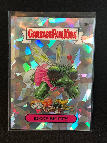 Garbage Pail Kids Chrome Series 1 39a Buggy Betty 7 Card RAINBOW