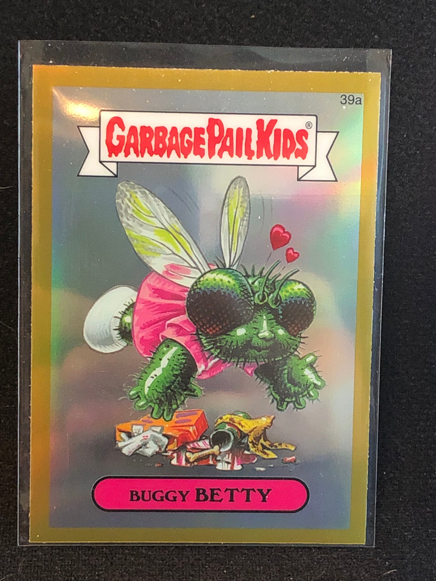 Garbage Pail Kids Chrome Series 1 39a Buggy Betty 7 Card RAINBOW