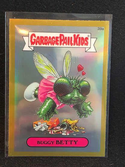 Garbage Pail Kids Chrome Series 1 39a Buggy Betty 7 Card RAINBOW
