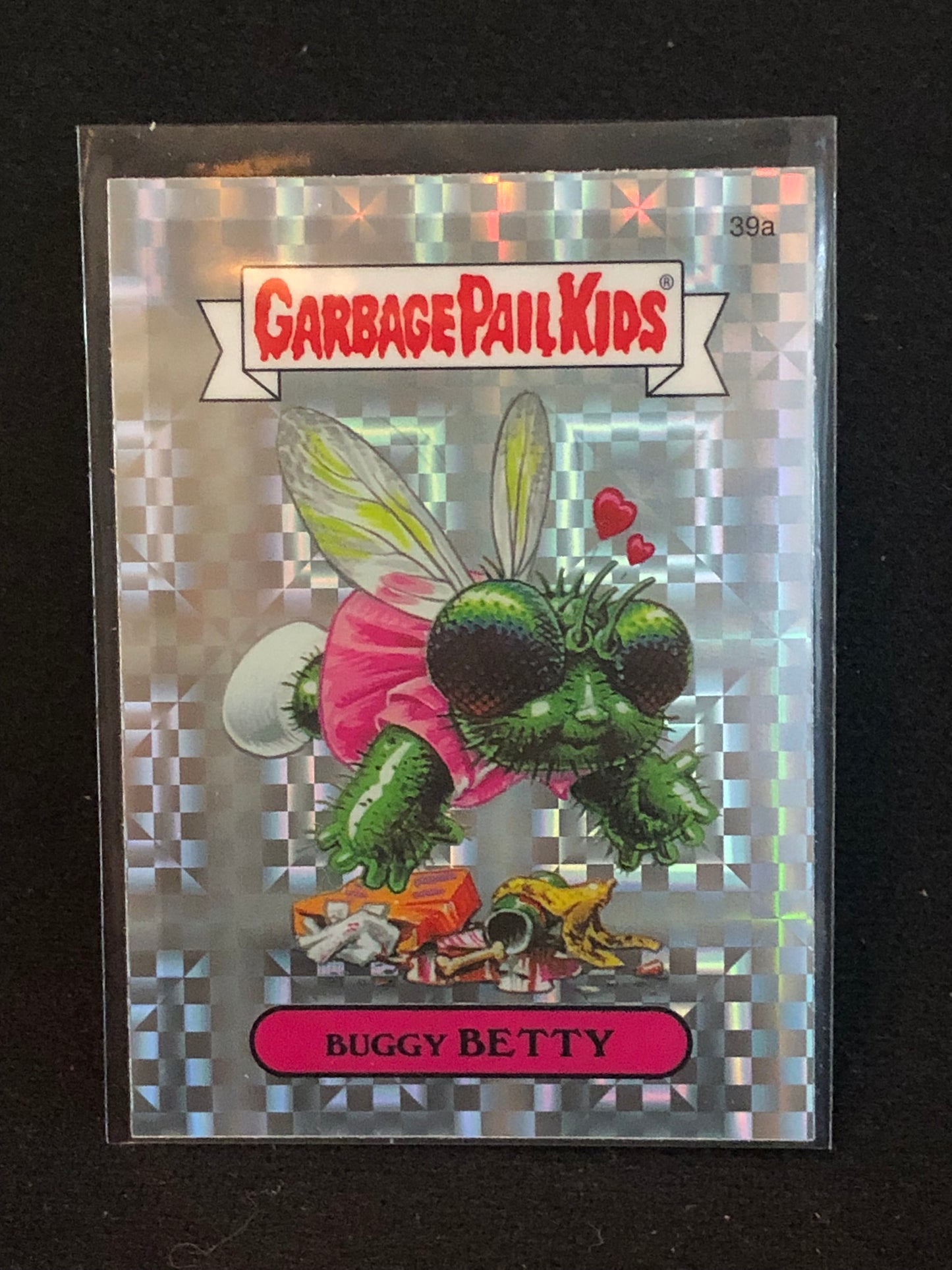 Garbage Pail Kids Chrome Series 1 39a Buggy Betty 7 Card RAINBOW