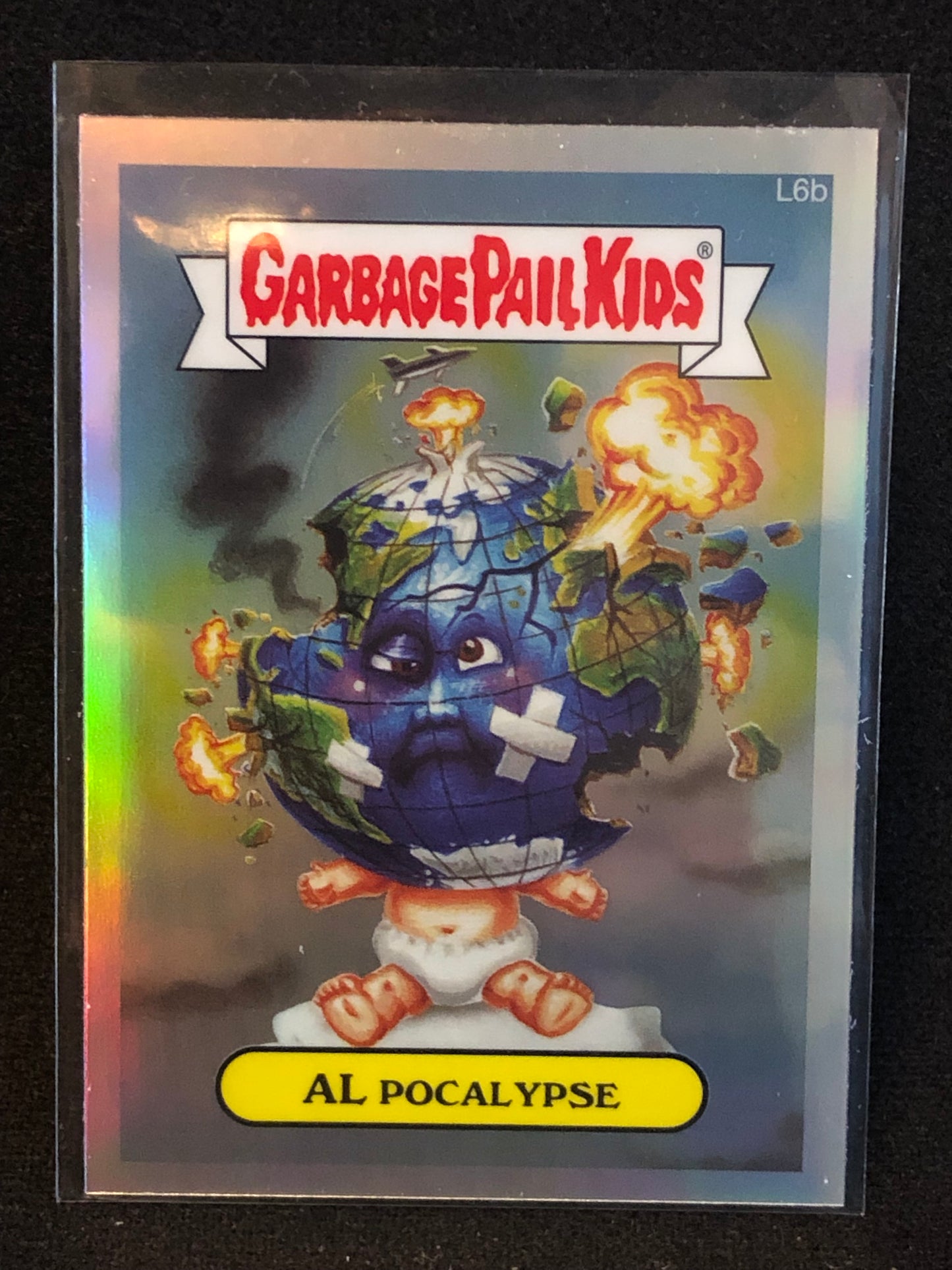 Garbage Pail Kids Chrome Series 1 L6b Al Pocalypse 6 Card RAINBOW