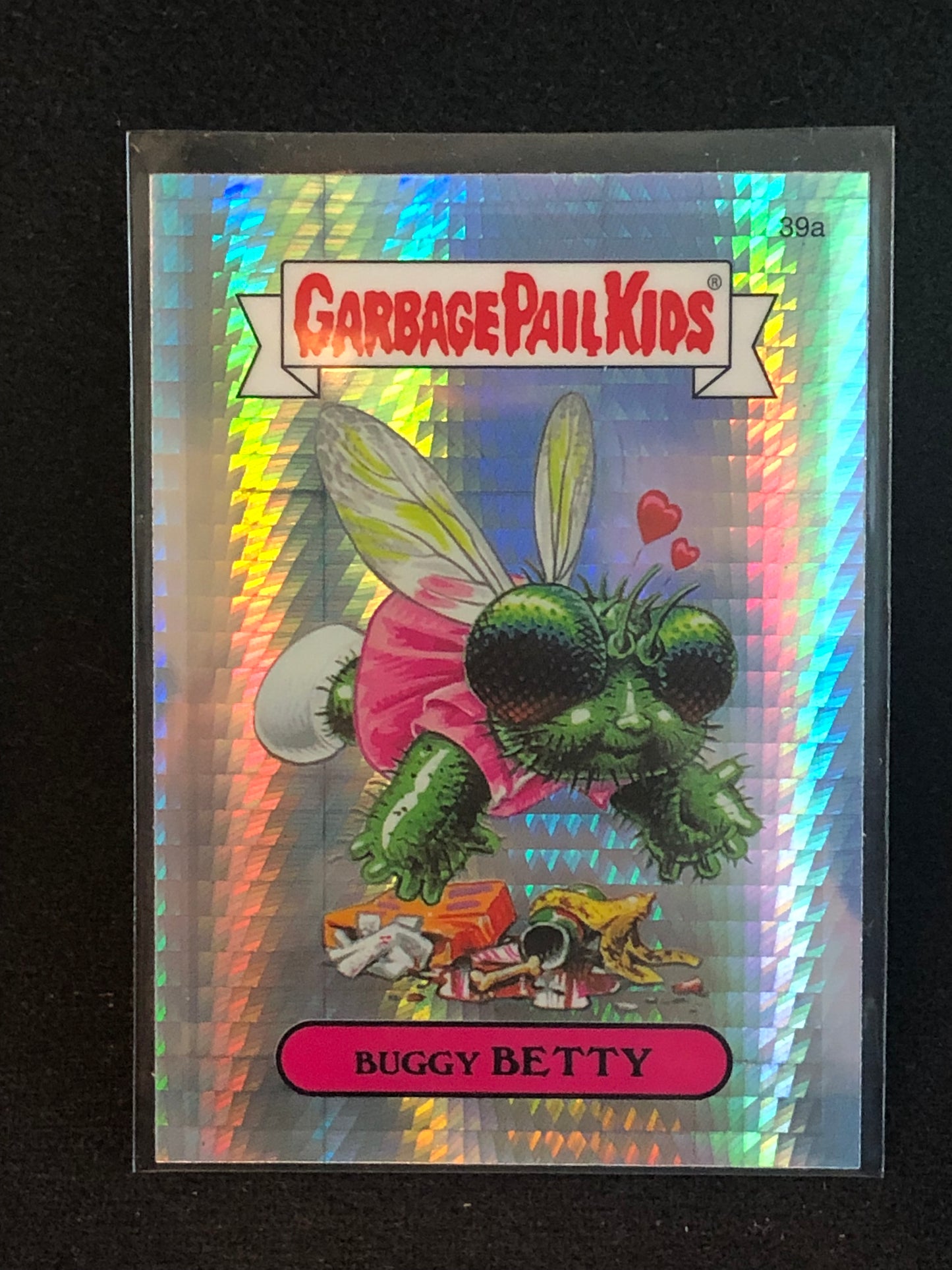 Garbage Pail Kids Chrome Series 1 39a Buggy Betty 7 Card RAINBOW