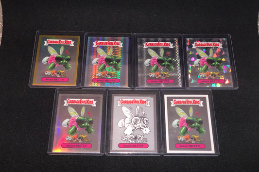 Garbage Pail Kids Chrome Series 1 39a Buggy Betty 7 Card RAINBOW