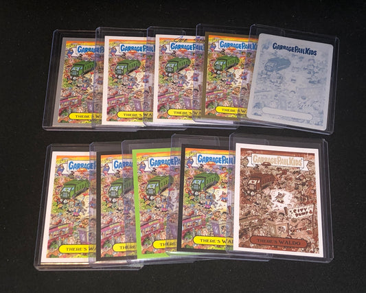 Garbage Pail Kids 2014S2 97a There’s Waldo 10 Card RAINBOW