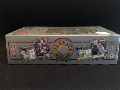 1992 Edition Series 1 Leaf Set Baseball Unopened Box (36 Packs)