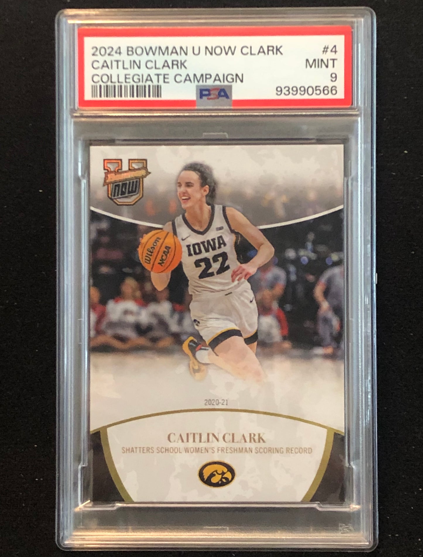 2023-2024 Bowman U NOW Caitlin Clark Collegiate Campaign U-PICK Singles