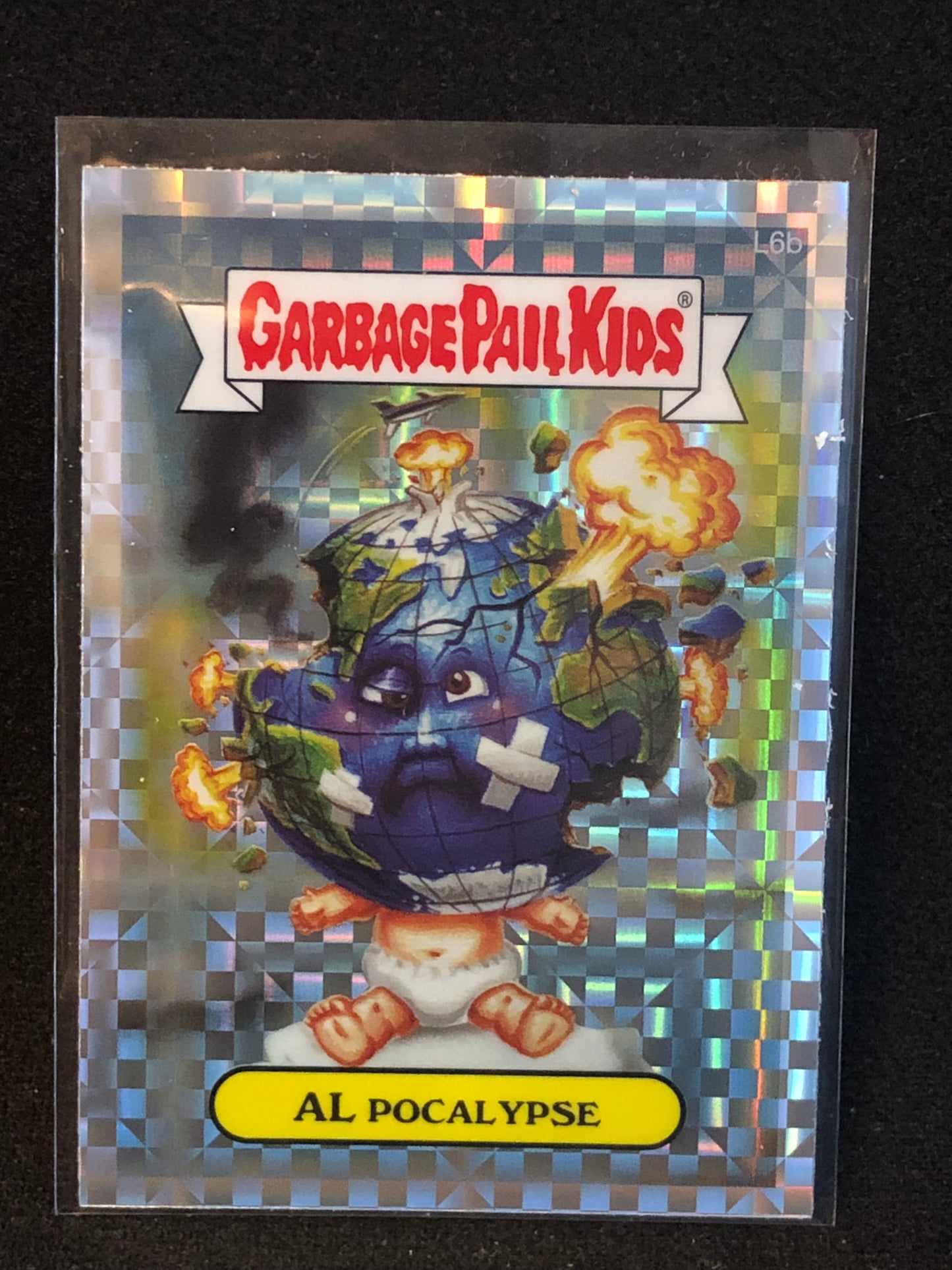 Garbage Pail Kids Chrome Series 1 L6b Al Pocalypse 6 Card RAINBOW