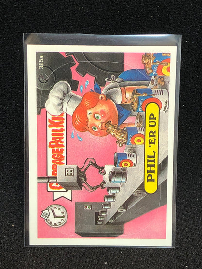 Garbage Pail Kids Original Series 10 (os10) 385a Phil Er Up