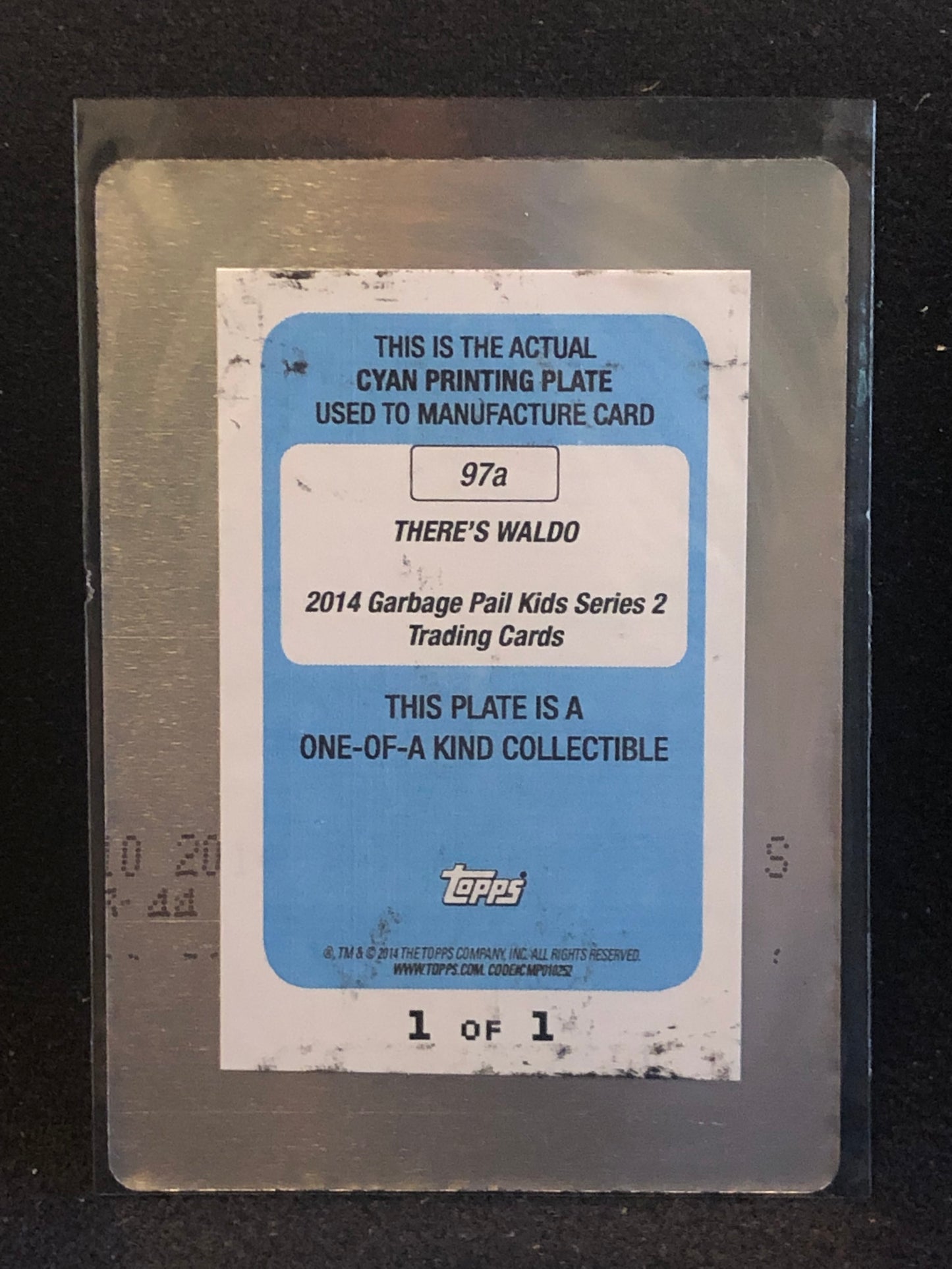 Garbage Pail Kids 2014S2 97a There’s Waldo 10 Card RAINBOW