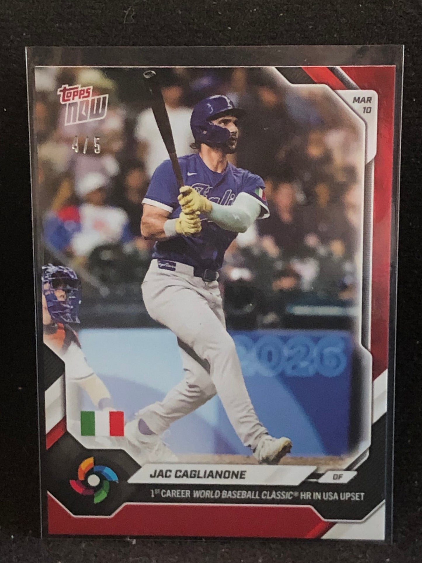 2026 Topps Now World Baseball Classic WB23 Jac Caglianone