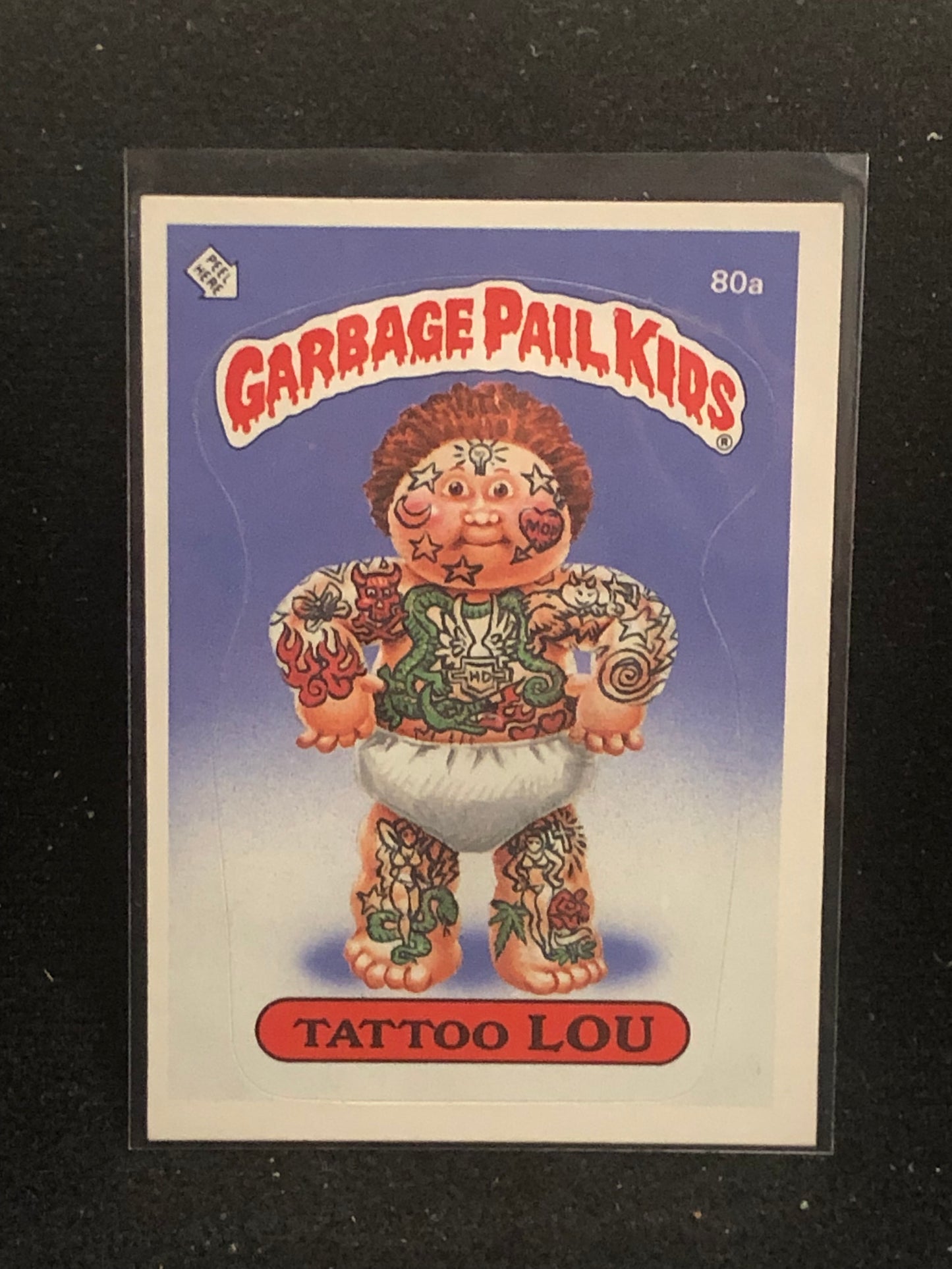 Garbage Pail Kids Original Series 2 (os2) 80a Tattoo Lou