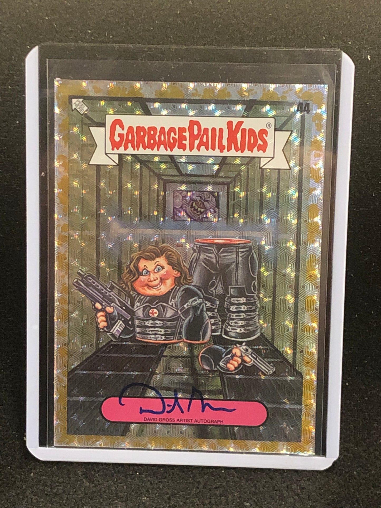 Garbage Pail Kids InterGOOlactic Mayhem 44 Resident Eva Foil Fractor Autograph Card 1/1 David Gross