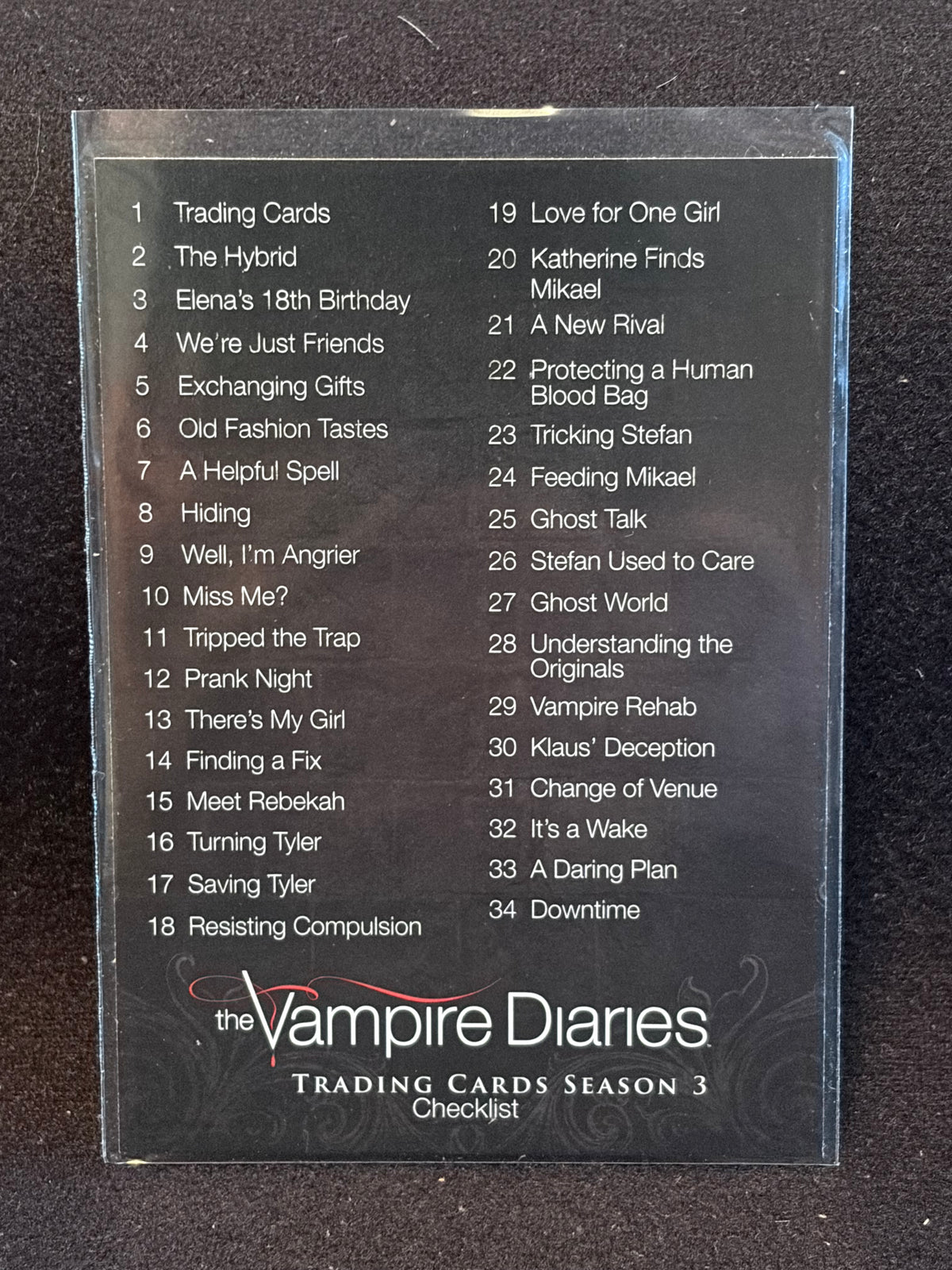 2014 Cryptozoic The Vampire Diaries Season 3 U-PICK Sets/Singles/Inserts