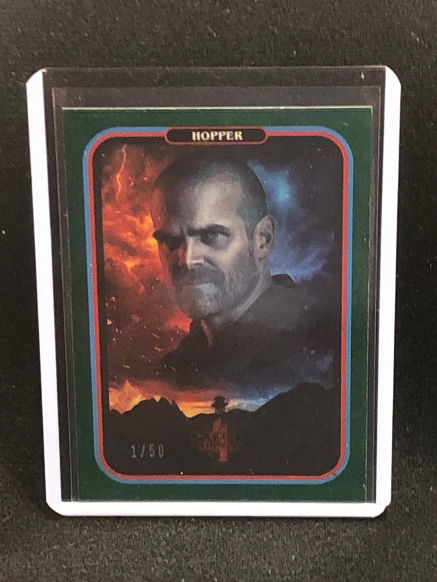 2022 Stranger Things Season 4 Butcher Billy Artist Series Green Rainbow Singles