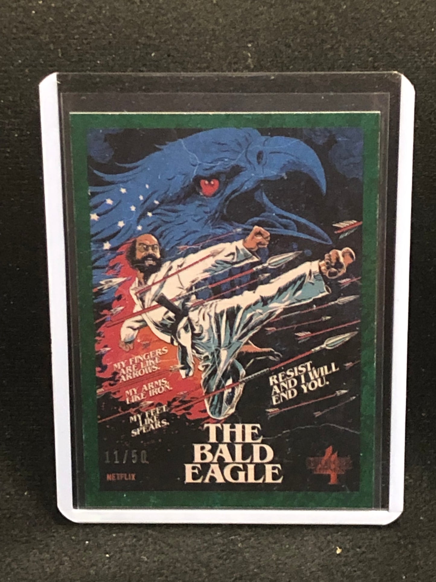 2022 Stranger Things Season 4 Butcher Billy Artist Series Green Rainbow Singles