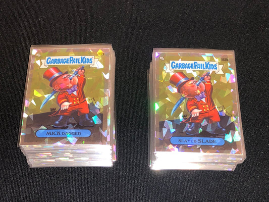 Garbage Pail Kids Chrome Series 5 100 Card Atomic Refractor Set