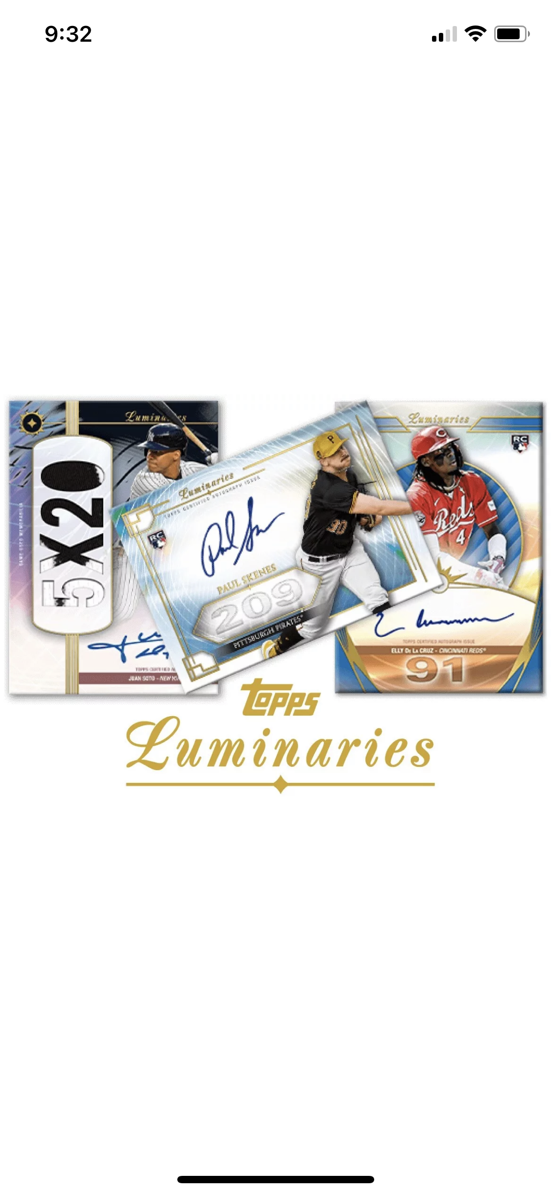 2024 Topps Luminaries Baseball Hobby Box
