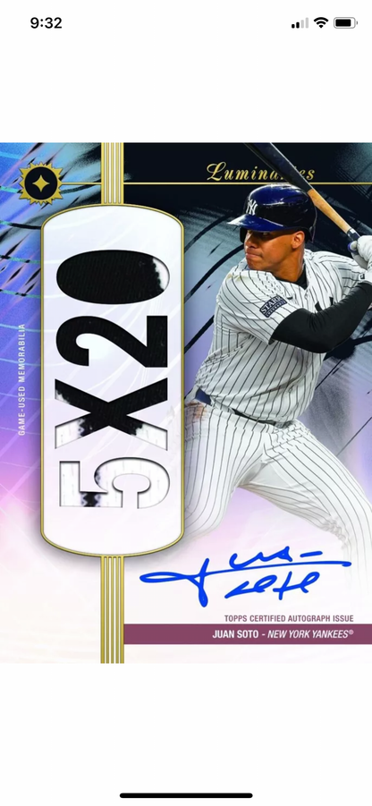 2024 Topps Luminaries Baseball Hobby Box