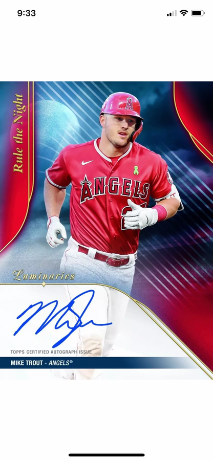 2024 Topps Luminaries Baseball Hobby Box