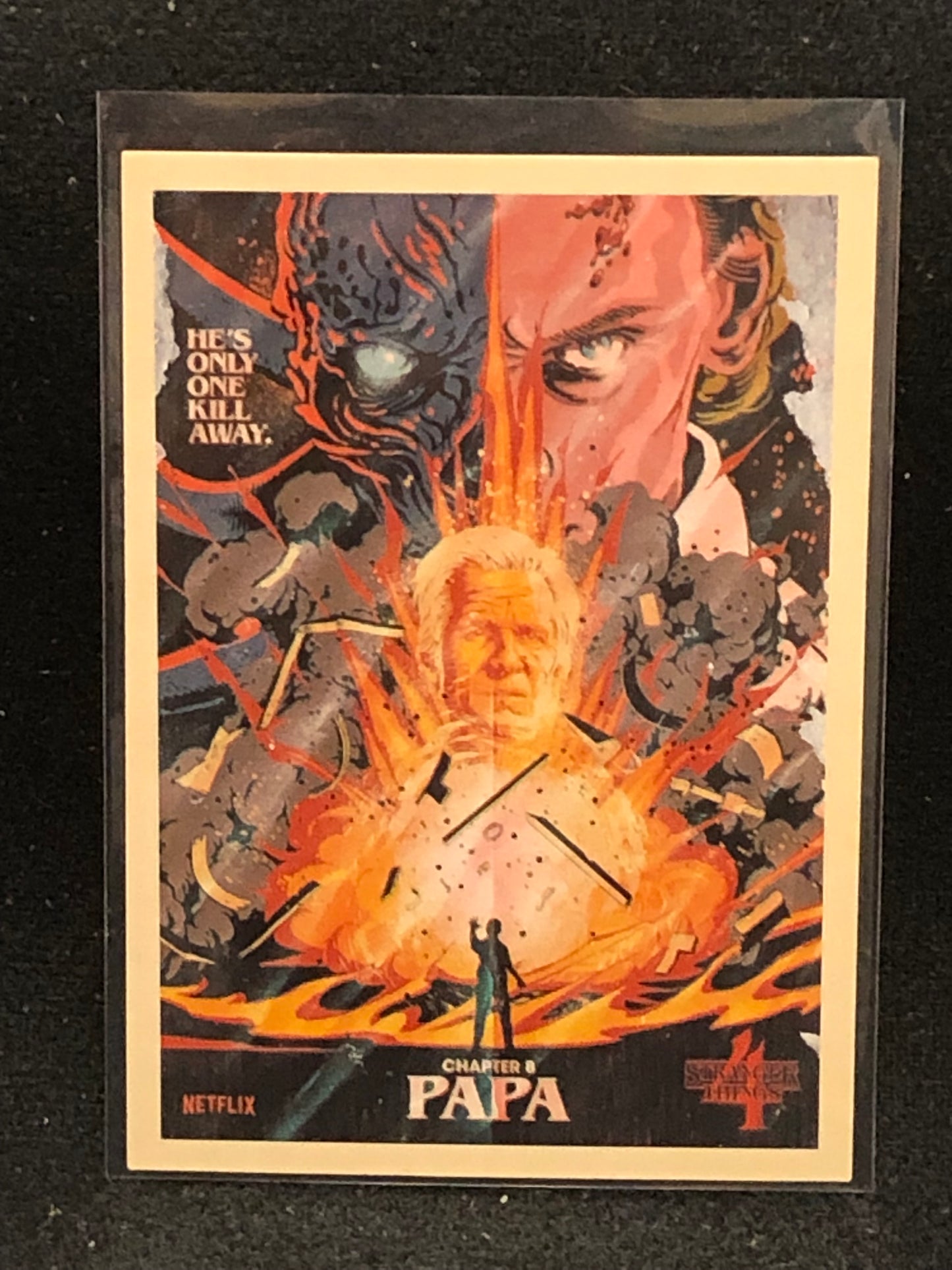 2022 Stranger Things Season 4 Butcher Billy Artist Series Base, Butcher Billy Art & Lenticular Insert Singles