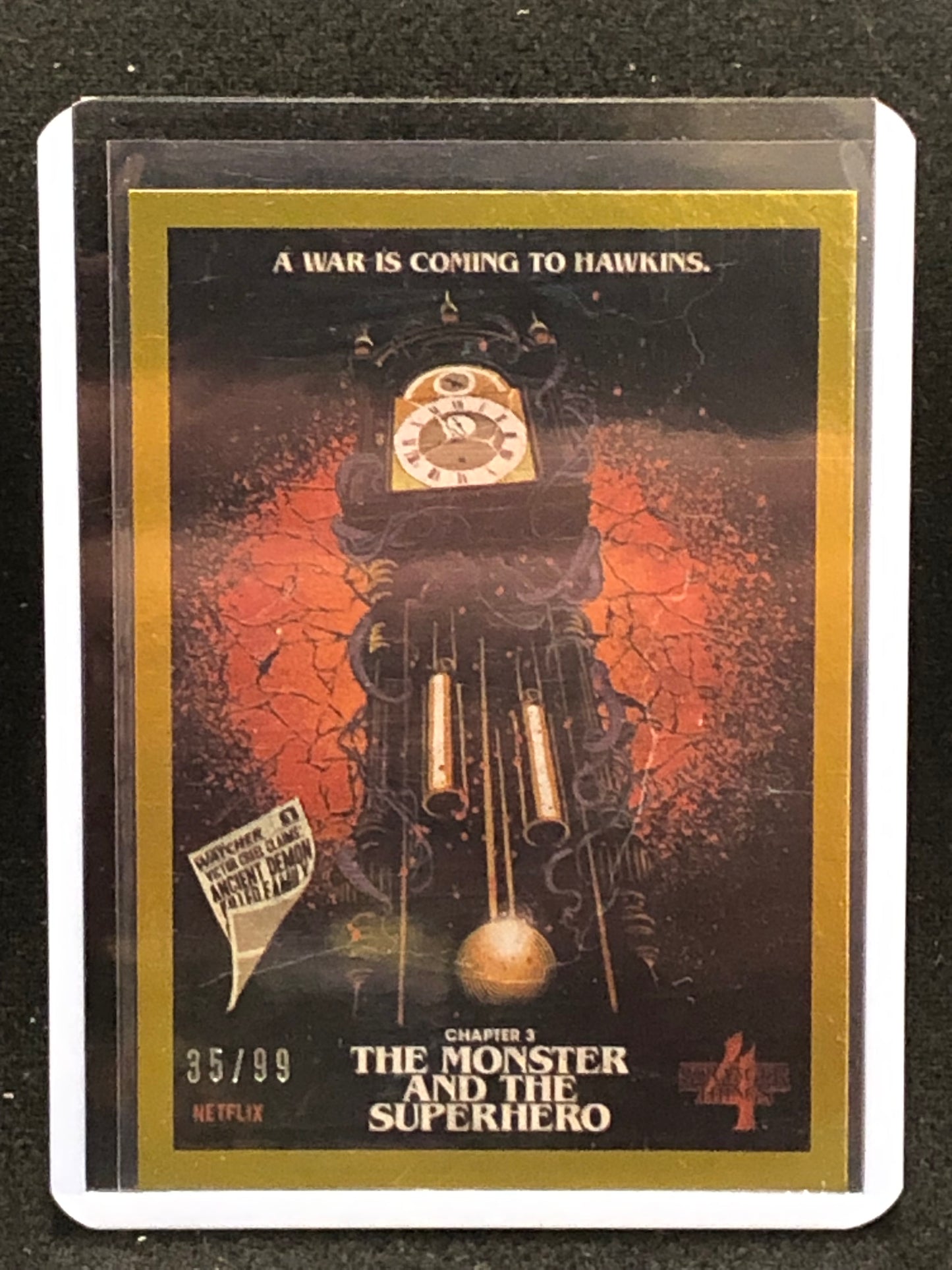 2022 Stranger Things Season 4 Butcher Billy Artist Series Gold Border Parallel Singles