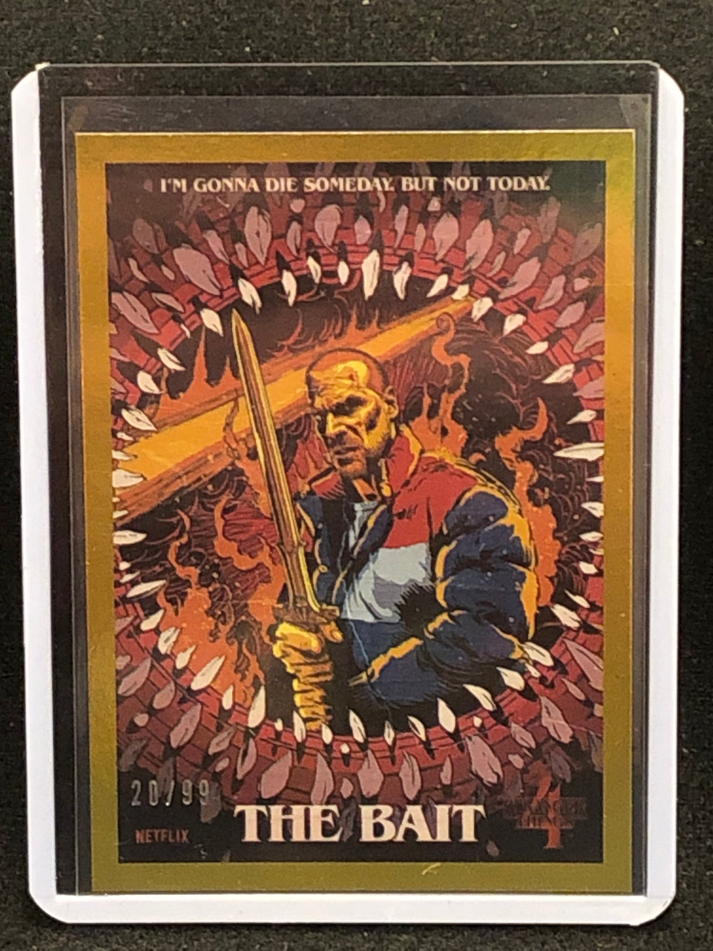 2022 Stranger Things Season 4 Butcher Billy Artist Series Gold Border Parallel Singles