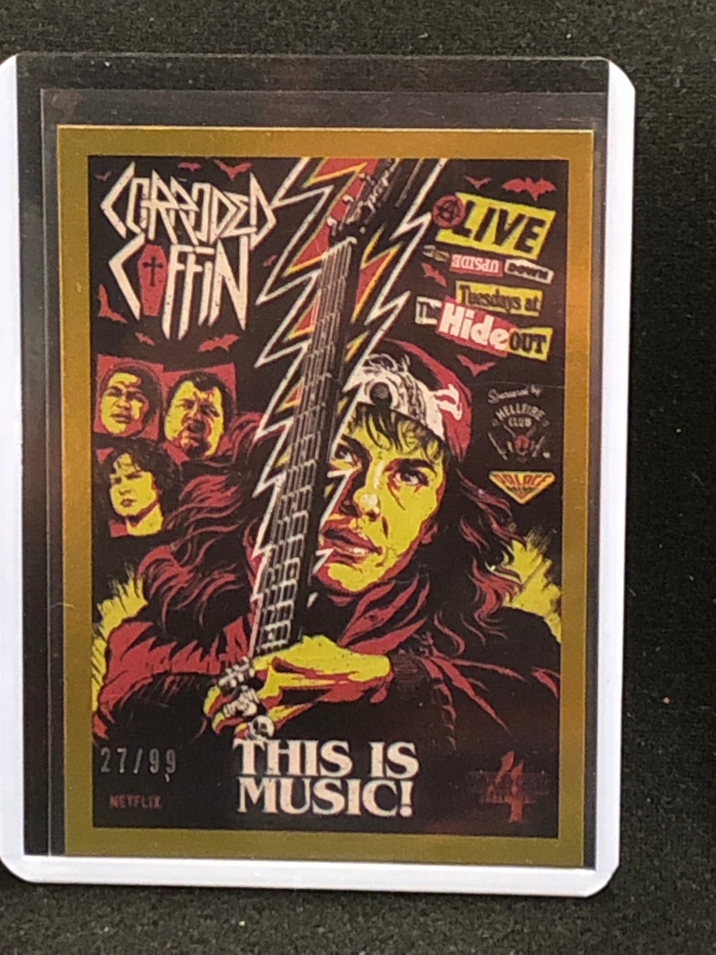 2022 Stranger Things Season 4 Butcher Billy Artist Series Gold Border Parallel Singles
