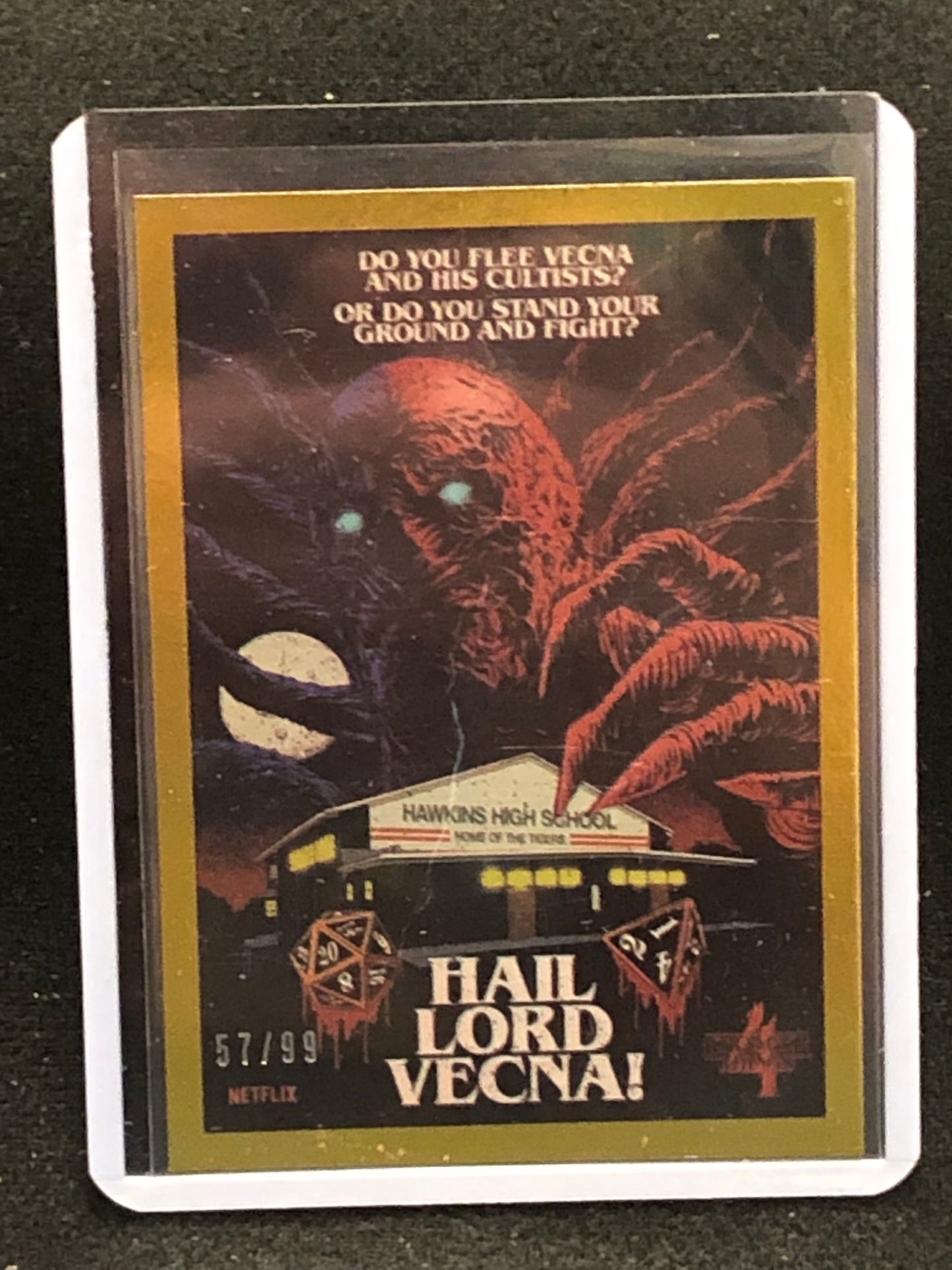 2022 Stranger Things Season 4 Butcher Billy Artist Series Gold Border Parallel Singles