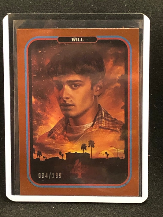 2022 Stranger Things Season 4 Butcher Billy Artist Series Orange Border Parallel Singles