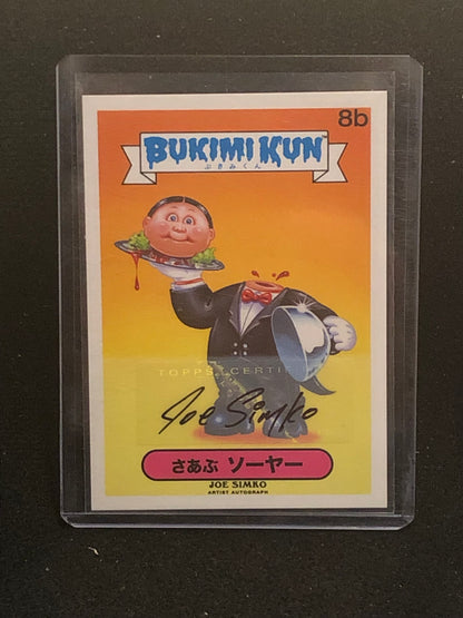 Garbage Pail Kids Bukimi Kun U-PICK Autograph Card