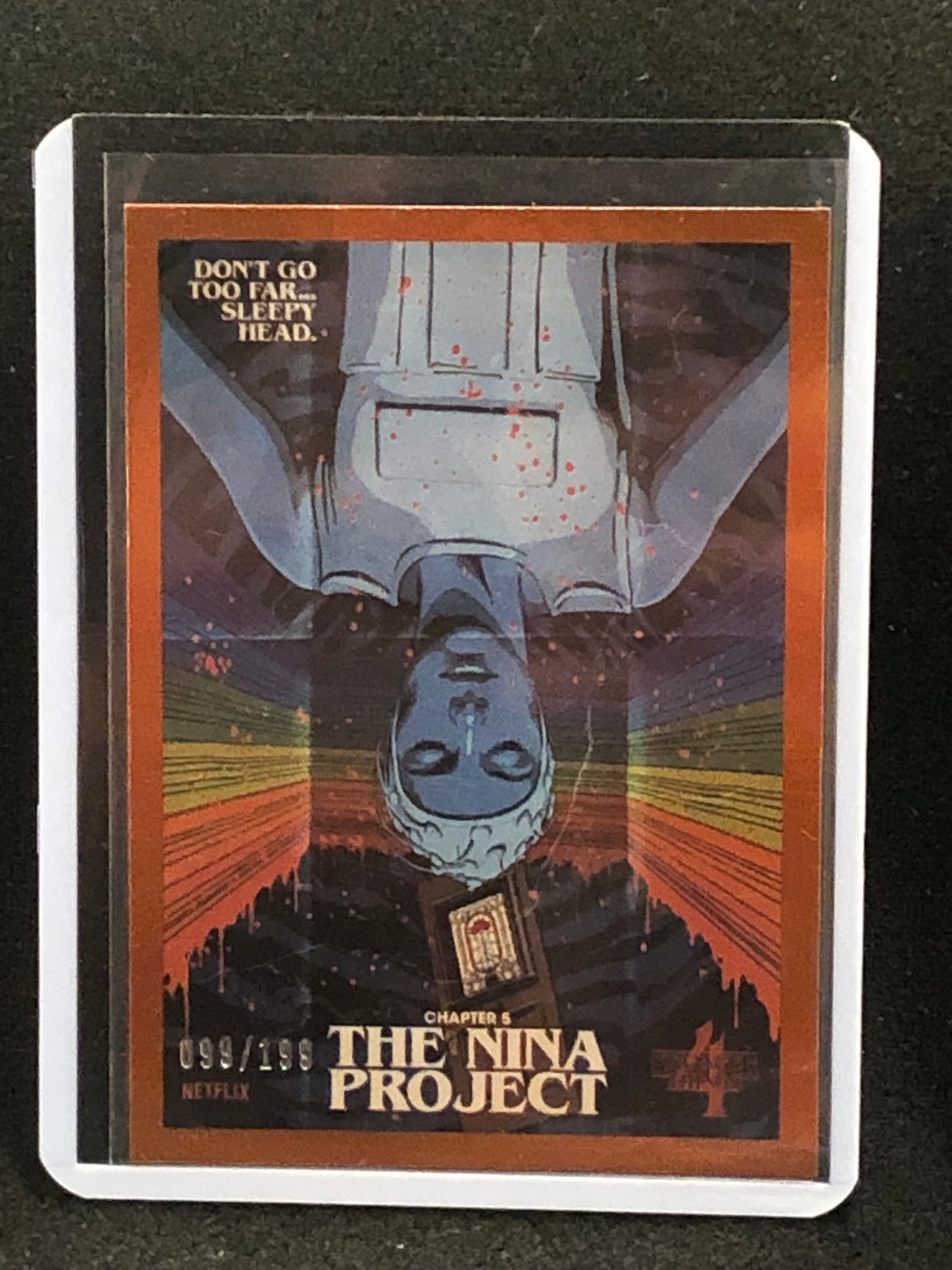 2022 Stranger Things Season 4 Butcher Billy Artist Series Orange Border Parallel Singles