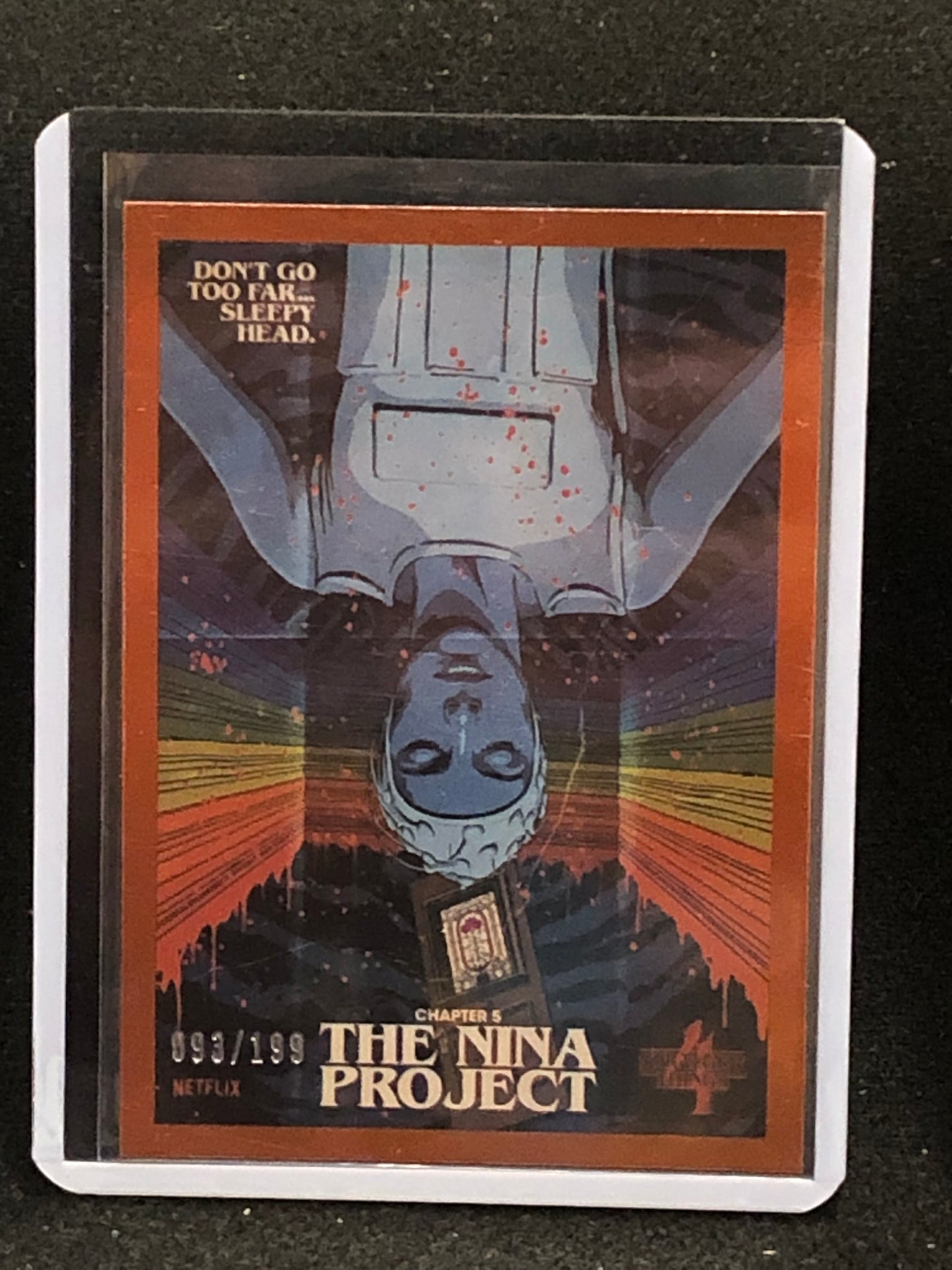 2022 Stranger Things Season 4 Butcher Billy Artist Series Orange Border Parallel Singles