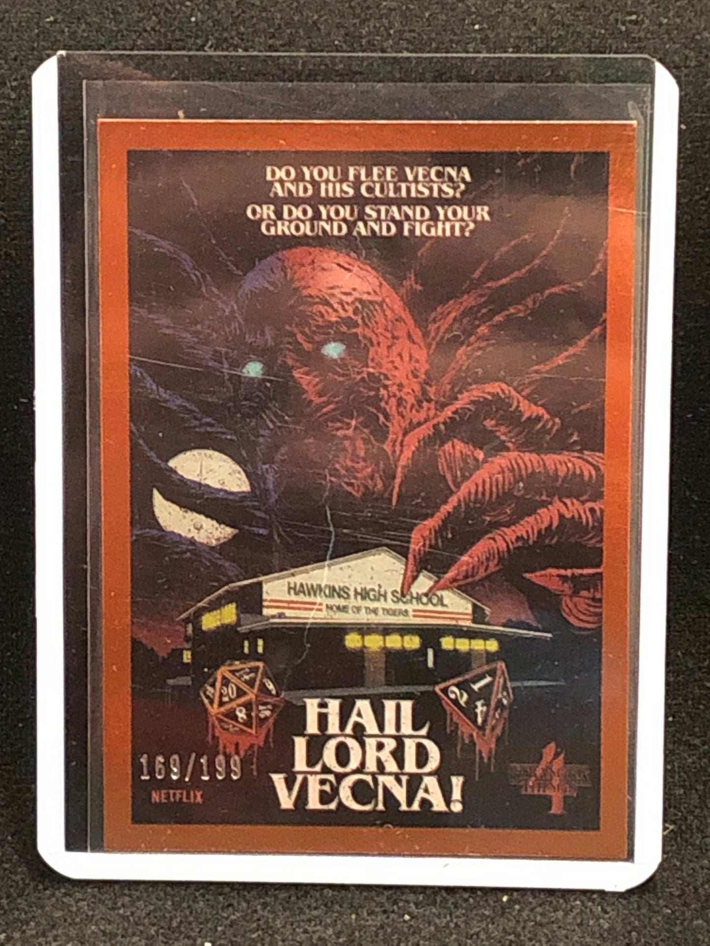 2022 Stranger Things Season 4 Butcher Billy Artist Series Orange Border Parallel Singles