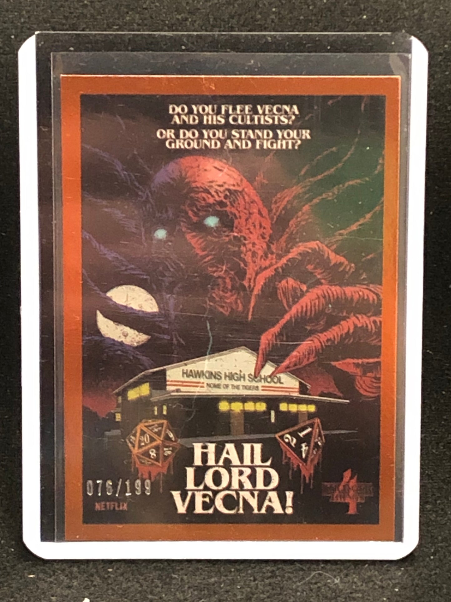 2022 Stranger Things Season 4 Butcher Billy Artist Series Orange Border Parallel Singles