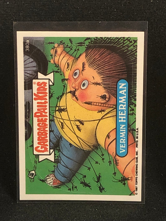 Garbage Pail Kids Original Series 10 (os10) 380a Vermin Herman
