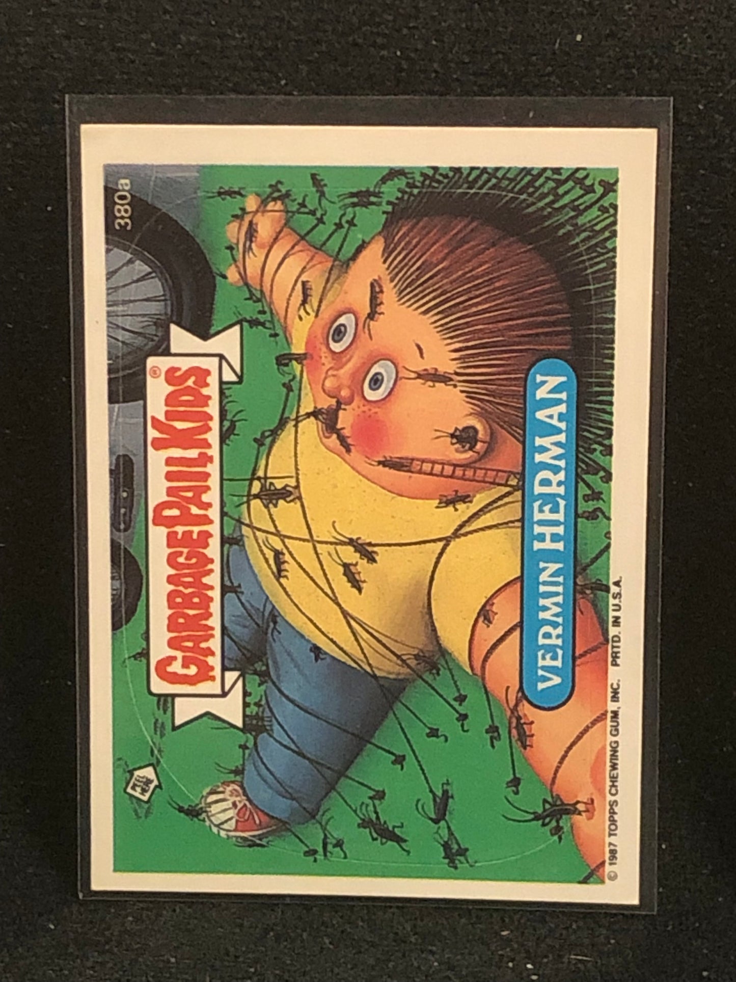 Garbage Pail Kids Original Series 10 (os10) 380a Vermin Herman