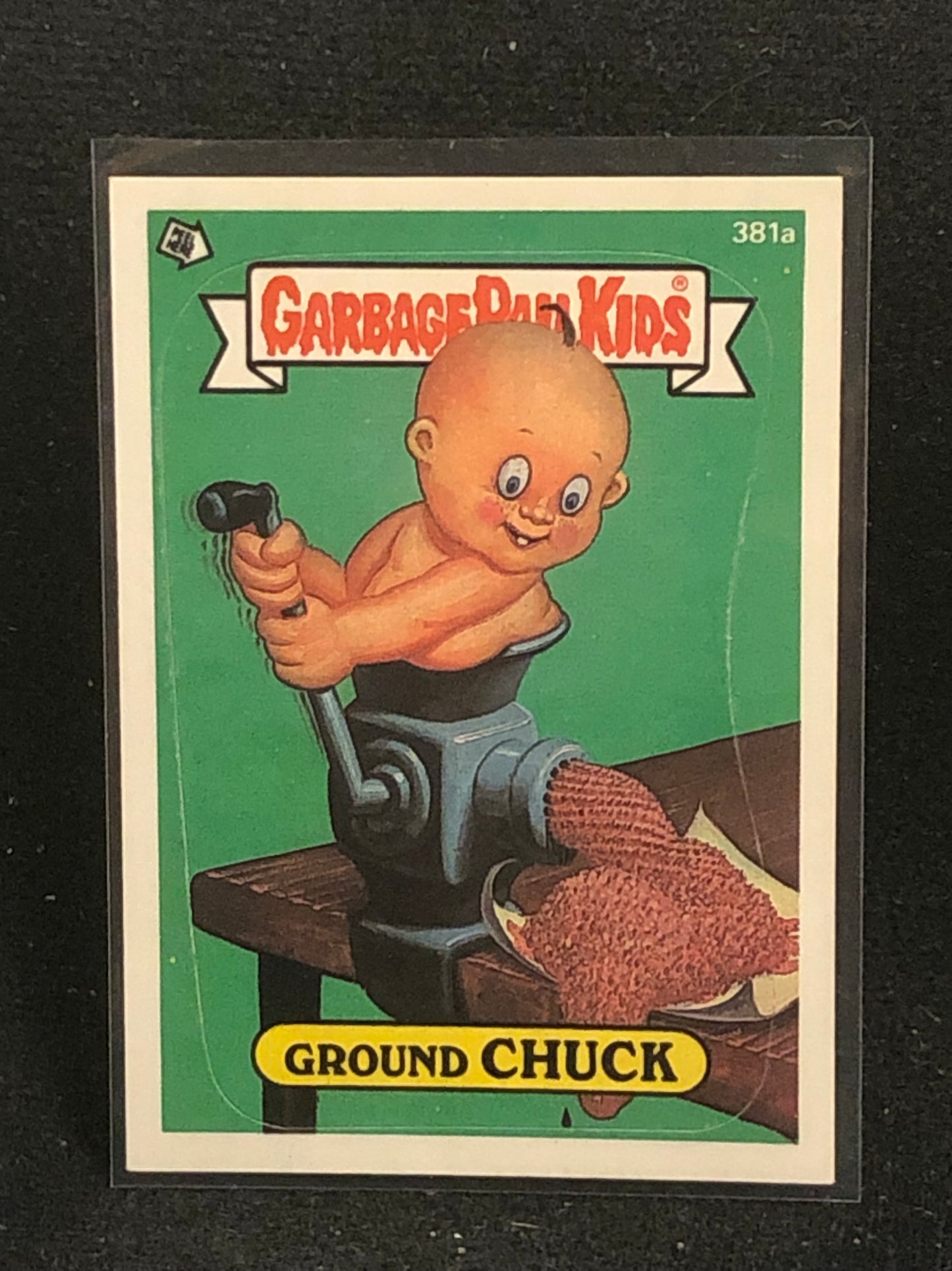 Garbage Pail Kids Original Series 10 (os10) 381a Ground Chuck