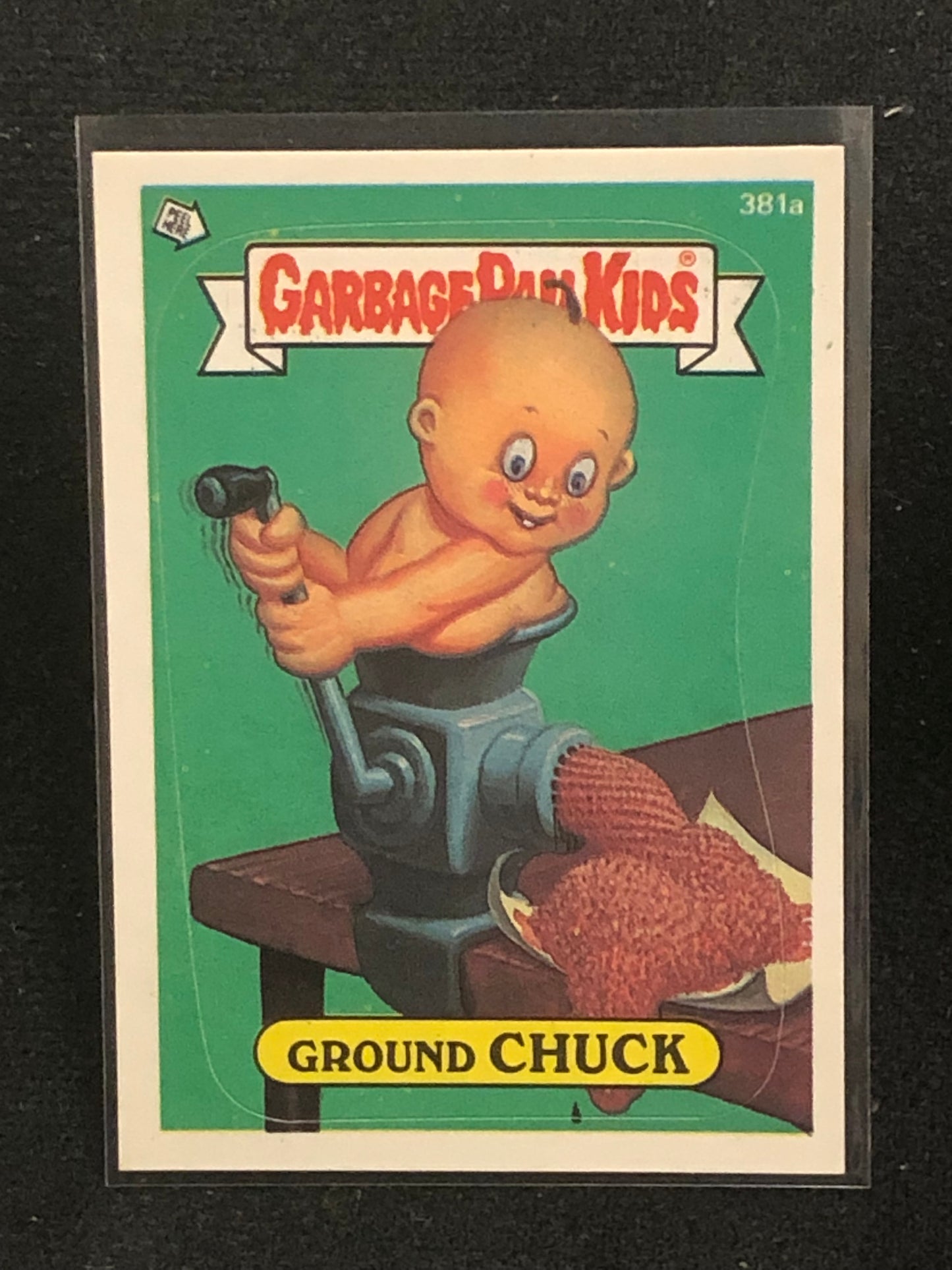 Garbage Pail Kids Original Series 10 (os10) 381a Ground Chuck