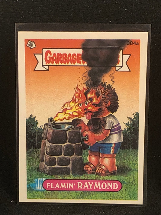Garbage Pail Kids Original Series 10 (os10) 384a Flamin Raymond