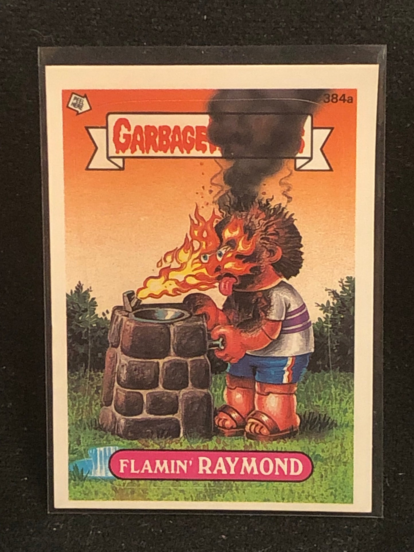 Garbage Pail Kids Original Series 10 (os10) 384a Flamin Raymond