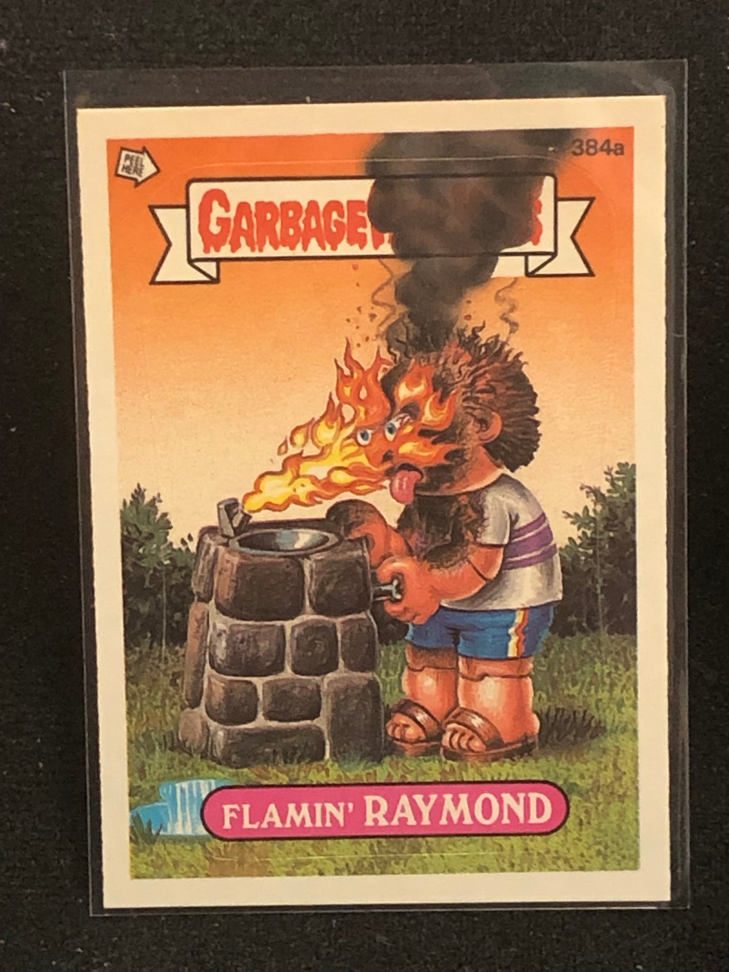 Garbage Pail Kids Original Series 10 (os10) 384a Flamin Raymond