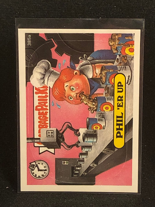 Garbage Pail Kids Original Series 10 (os10) 385a Phil Er Up
