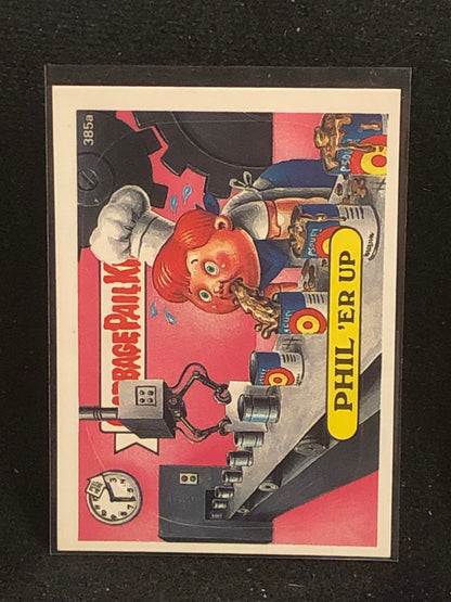 Garbage Pail Kids Original Series 10 (os10) 385a Phil Er Up