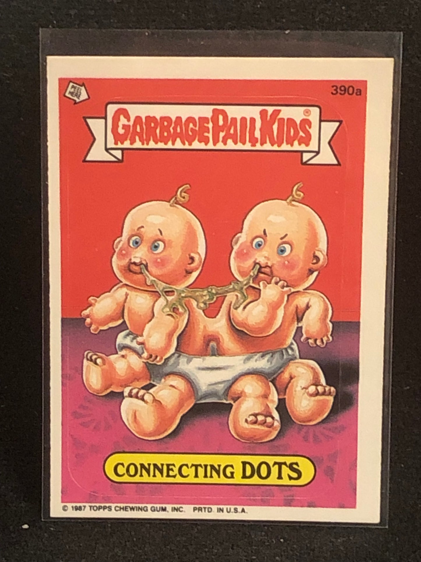 Garbage Pail Kids Original Series 10 (os10) 390a Connecting Dots