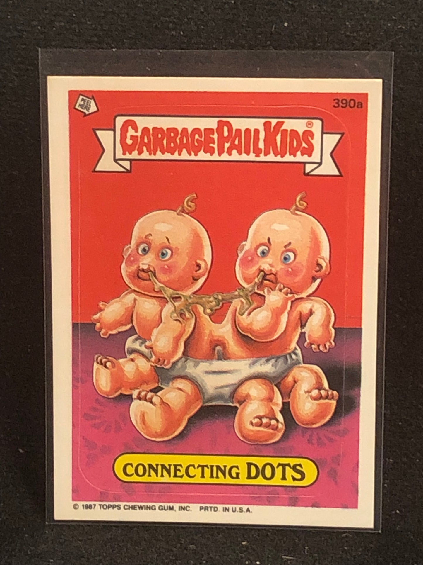 Garbage Pail Kids Original Series 10 (os10) 390a Connecting Dots