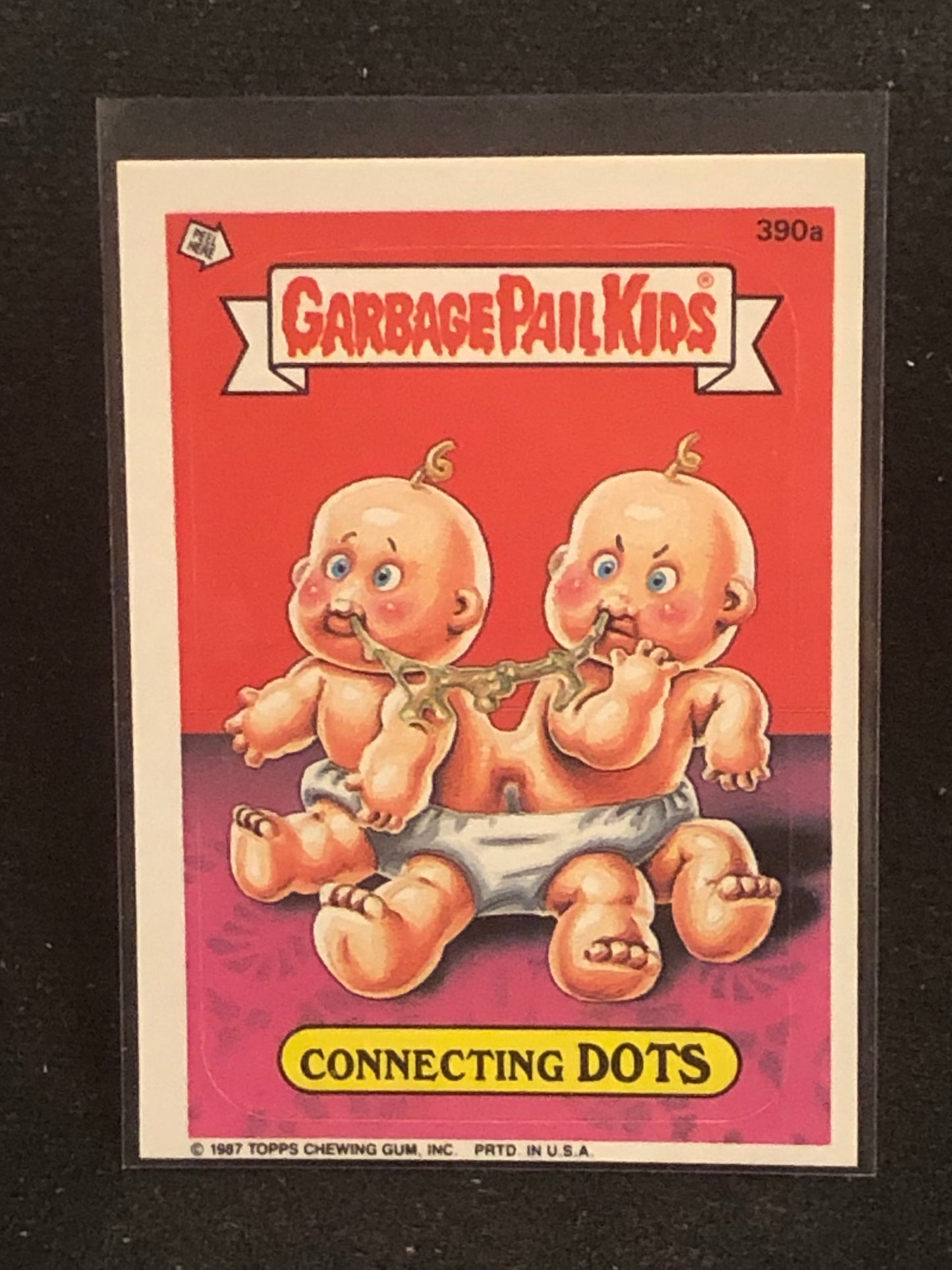 Garbage Pail Kids Original Series 10 (os10) 390a Connecting Dots