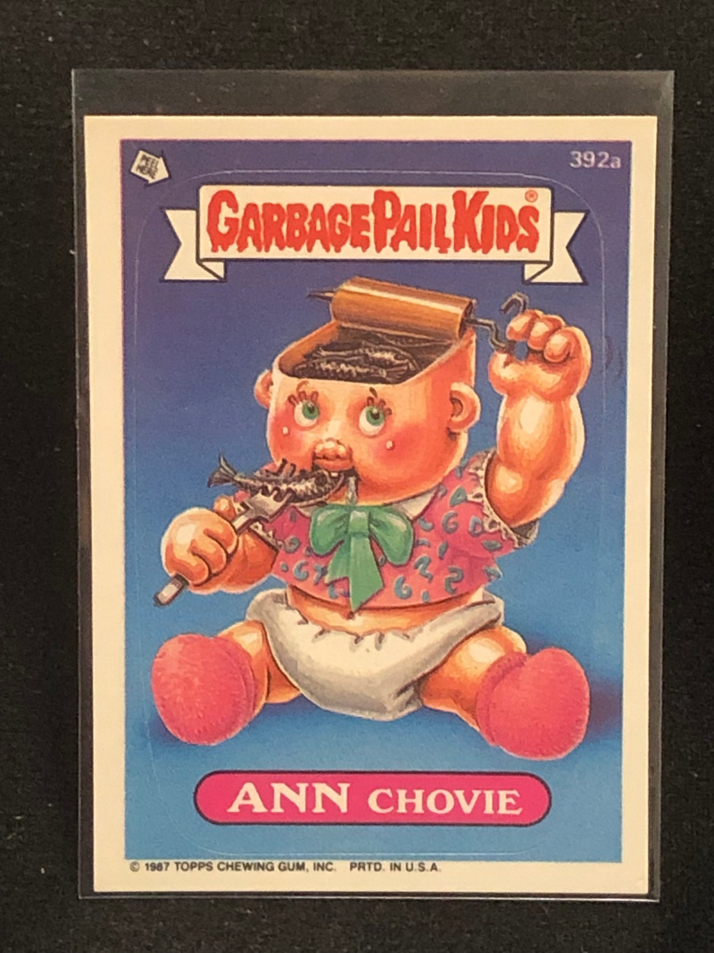 Garbage Pail Kids Original Series 10 (os10) 392a Ann Chovie