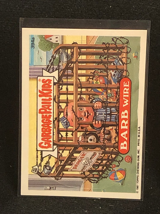 Garbage Pail Kids Original Series 10 (os10) 394a Barb Wire