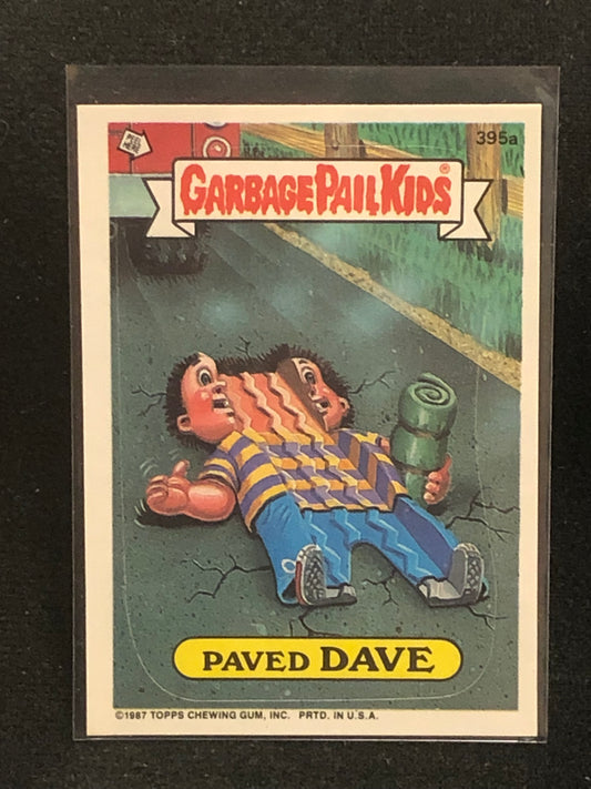 Garbage Pail Kids Original Series 10 (os10) 395a Paved Dave